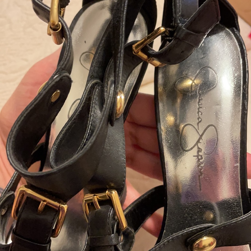 Jessica Simpson Gladiator Heels 7.5 - Picture 7 of 7